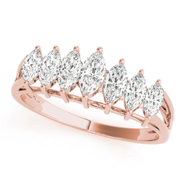 Marquise Fancy Shape Diamond Wedding Band · 1.27 ct tw