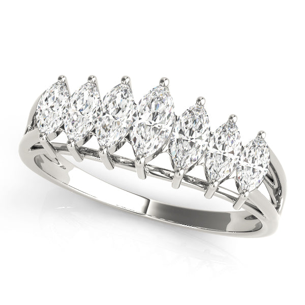 Marquise Fancy Shape Diamond Wedding Band · 1.27 ct tw