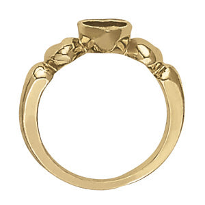Heart Gemstone Fashion Ring