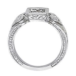 Square Princess & Cushion Gemstone Fashion Ring · 0.18 ct tw