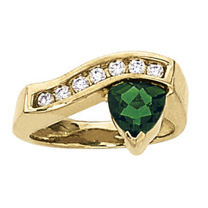 Trillion Gemstone Fashion Ring · 0.21 ct tw