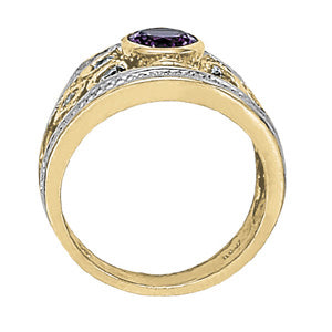 Round Gemstone Fashion Ring · 0.30 ct tw