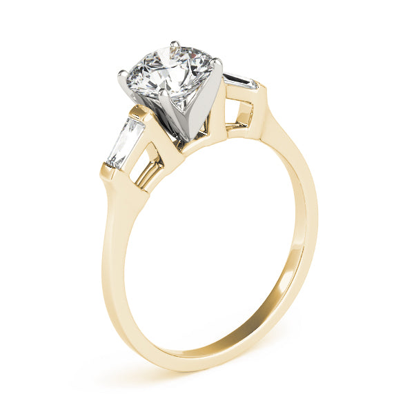Baguette Three-Stone Diamond Engagement Ring · 0.18 ct tw