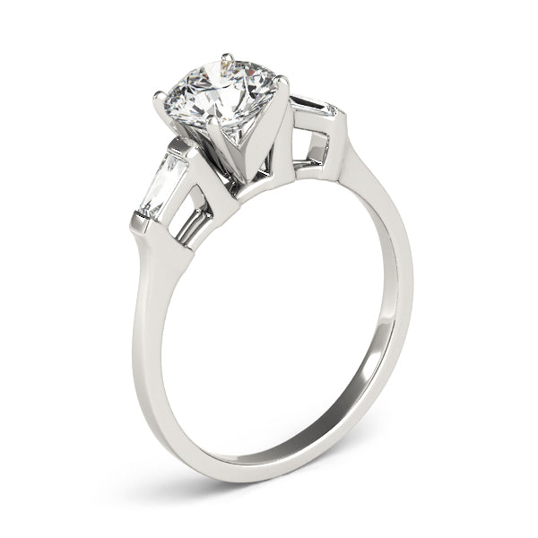 Baguette Three-Stone Diamond Engagement Ring · 0.18 ct tw