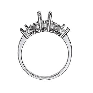 Oval Gemstone Fashion Ring · 0.18 ct tw