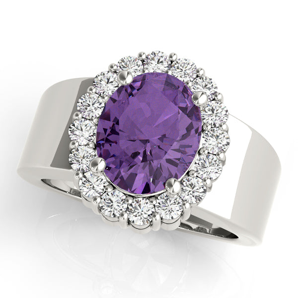 Oval Gemstone Fashion Ring · 0.64 ct tw