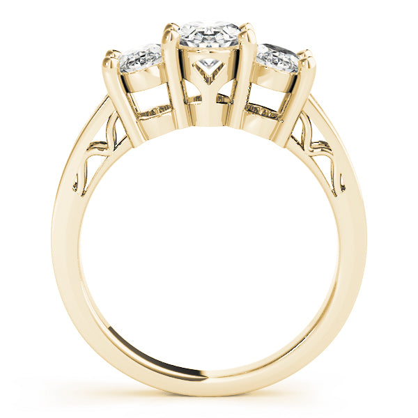 Oval Three-Stone Diamond Engagement Ring · 1.71 ct tw