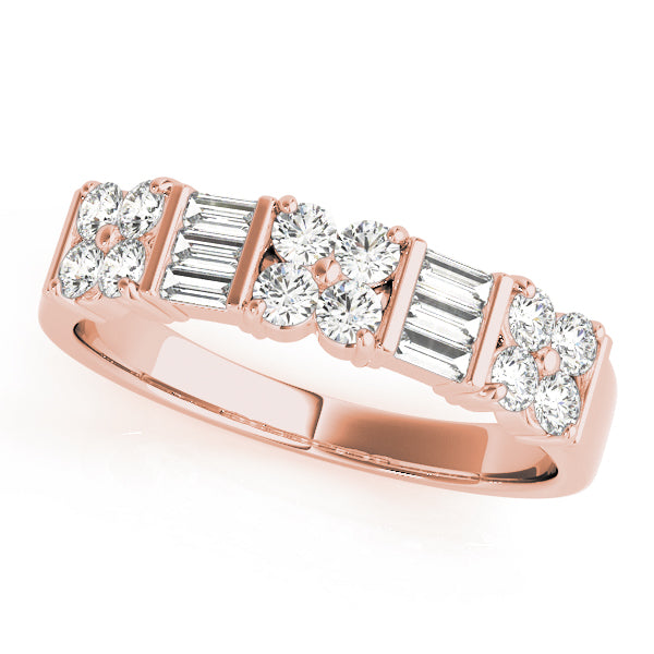 Baguette Fancy Shape Diamond Wedding Band · 0.66 ct tw
