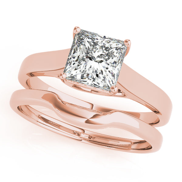 Square Princess Diamond Solitaire Engagement Ring · 0.75 ct tw