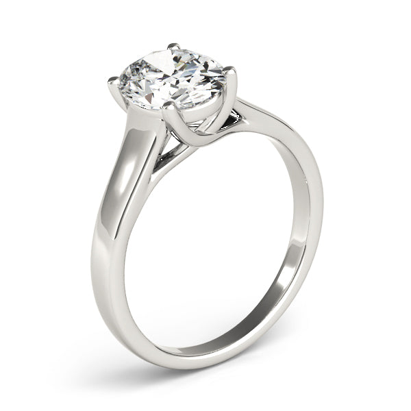 Oval Trellis Engagement Ring