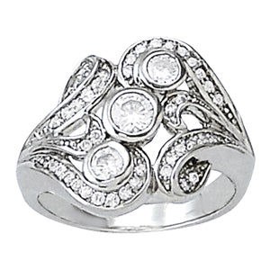 Round Diamond Right Hand Fashion Ring · 0.78 ct tw
