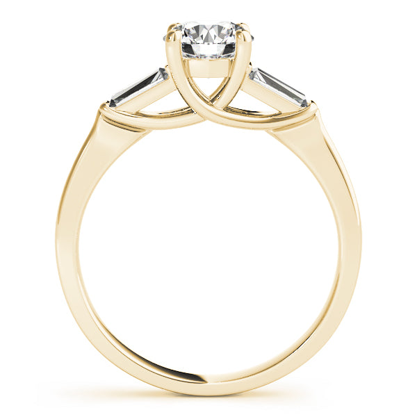 Round Fancy Shape Baguette Diamond Engagement Ring · 2.00 ct tw