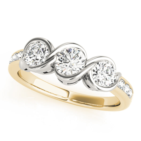 Round Three-Stone Diamond Engagement Ring · 1.00 ct tw