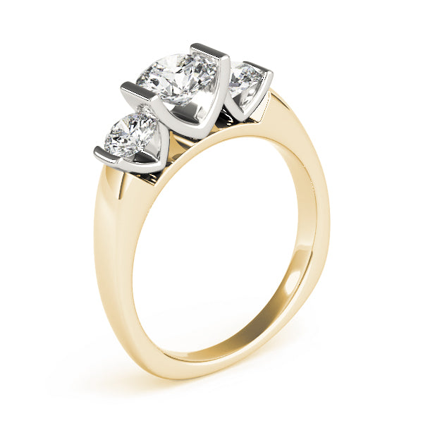 Round Three-Stone Diamond Engagement Ring · 2.25 ct tw
