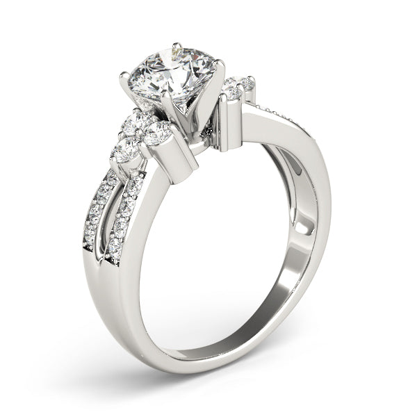 Multi-Row Diamond Engagement Ring · 0.52 ct tw