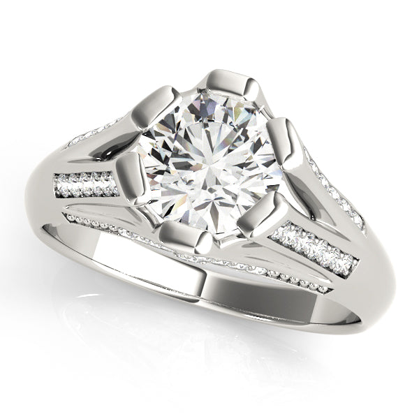 Round Multi-Row Diamond Engagement Ring · 1.58 ct tw
