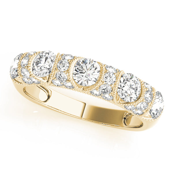 Bar Set Diamond Wedding Band · 0.99 ct tw