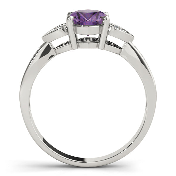 Oval Gemstone Fashion Ring · 0.27 ct tw