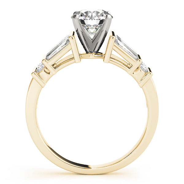 Baguette Fancy Shape Diamond Engagement Ring · 1.02 ct tw