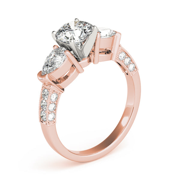 Pear Three-Stone Diamond Engagement Ring · 1.07 ct tw
