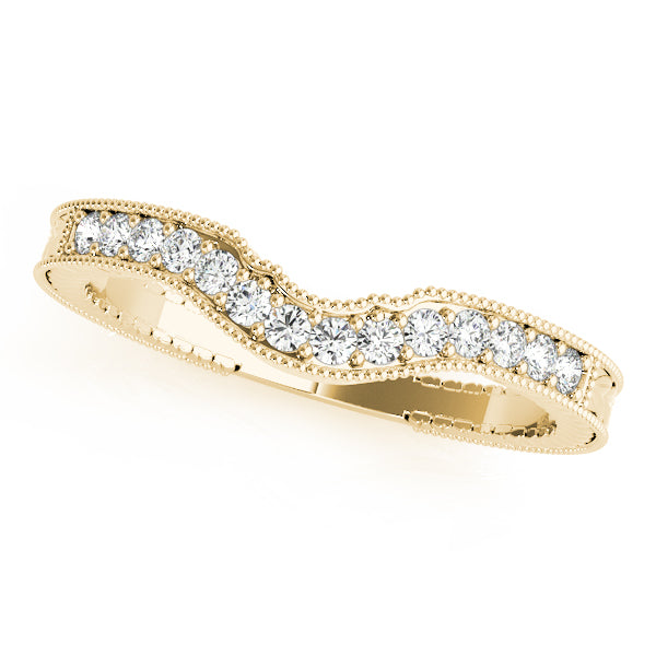 Curved Diamond Wedding Band · 0.23 ct tw
