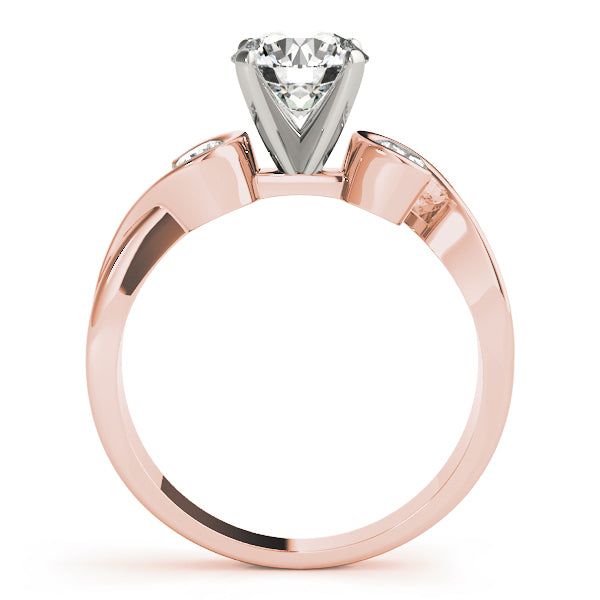 Round Three-Stone Diamond Engagement Ring · 0.24 ct tw