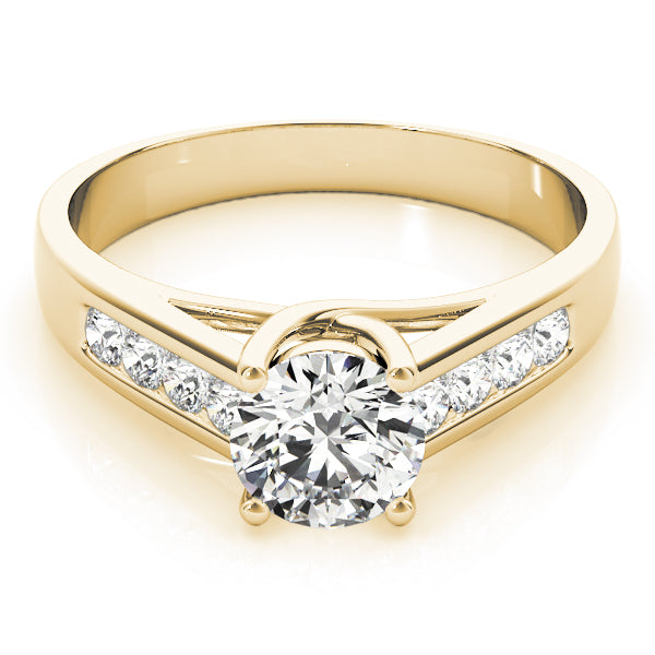 Round Trellis Diamond Engagement Ring · 0.70 ct tw