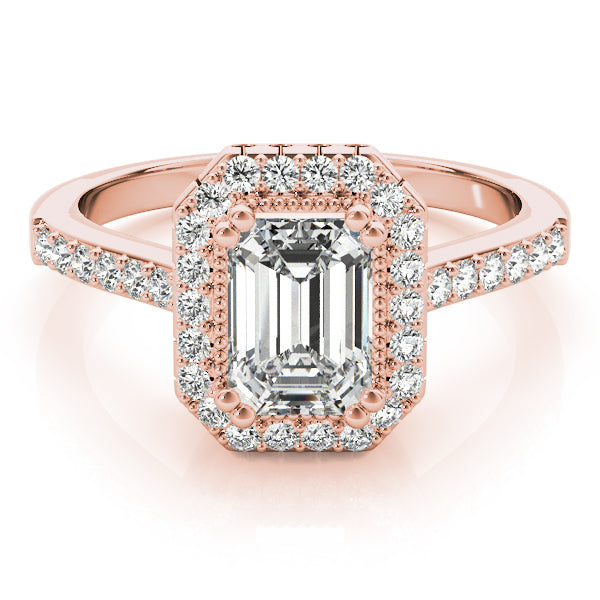 Emerald Gemstone Engagement Ring · 0.38 ct tw