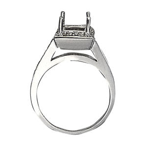 Square Princess & Cushion Gemstone Fashion Ring · 0.28 ct tw