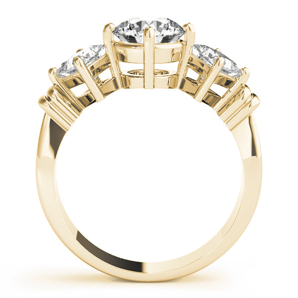 Round Three-Stone Diamond Engagement Ring · 1.82 ct tw