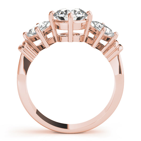 Round Three-Stone Diamond Engagement Ring · 1.82 ct tw