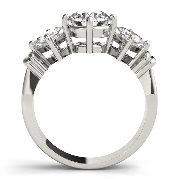 Round Three-Stone Diamond Engagement Ring · 1.82 ct tw