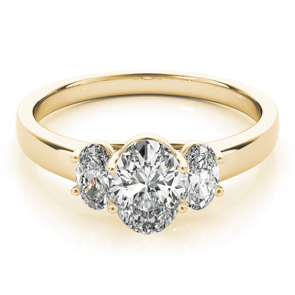 Oval Three-Stone Diamond Engagement Ring · 1.45 ct tw