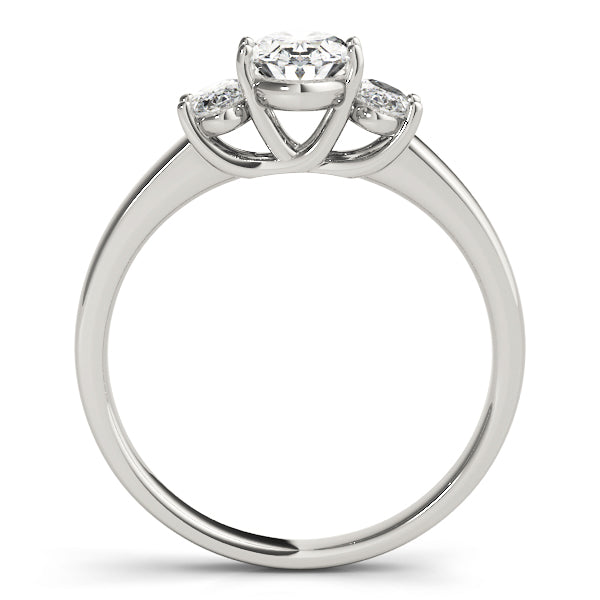 Oval Three-Stone Diamond Engagement Ring · 1.45 ct tw
