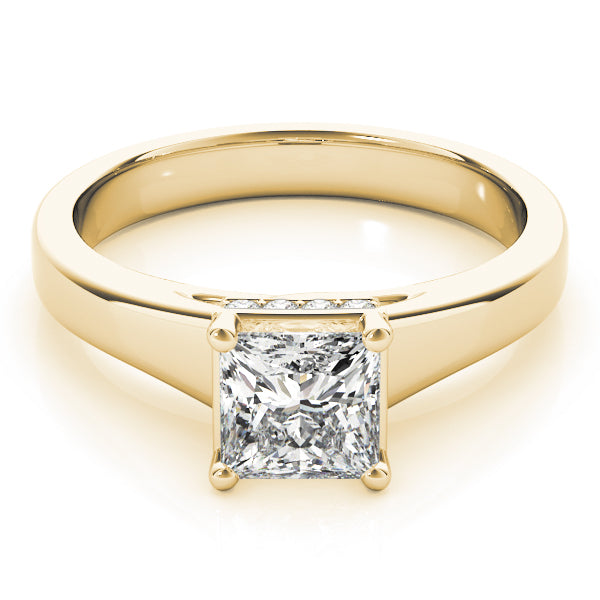 Square Trellis Diamond Engagement Ring · 0.66 ct tw