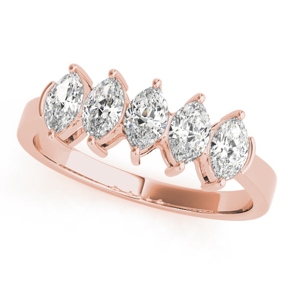 Marquise Fancy Shape Diamond Wedding Band · 1.00 ct tw