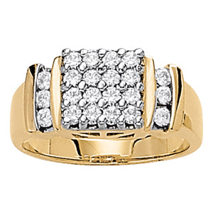 Diamond Cluster Fashion Ring · 0.66 ct tw