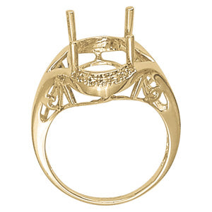 Oval Gemstone Fashion Ring · 0.11 ct tw
