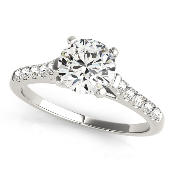 Single Row Prong Set Diamond Engagement Ring · 0.15 ct tw