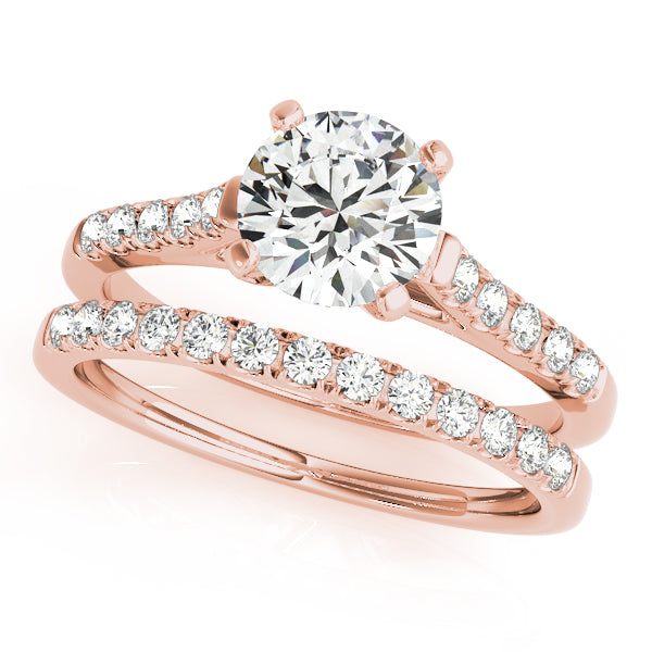 Single Row Prong Set Diamond Engagement Ring · 0.15 ct tw