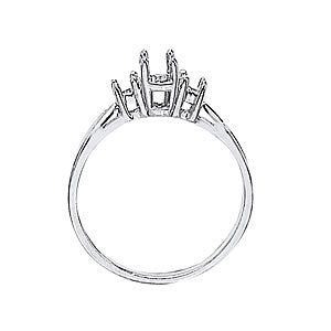 Oval Gemstone Fashion Ring · 0.12 ct tw