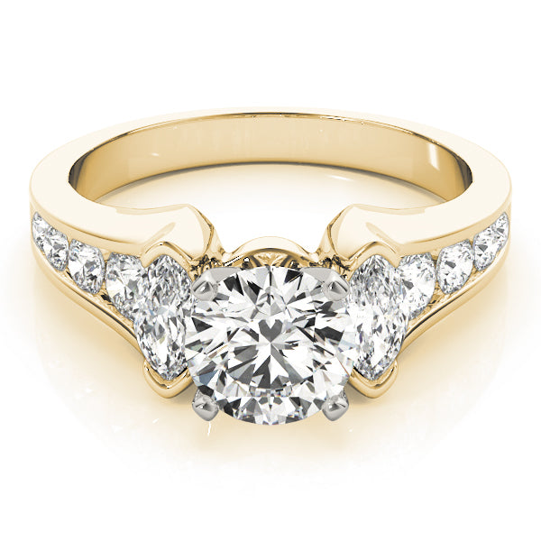 Marquise Fancy Shape Diamond Engagement Ring · 0.94 ct tw