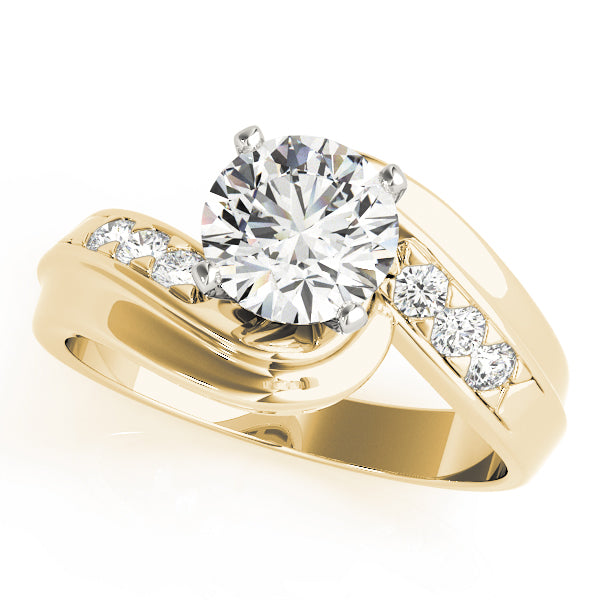 Bypass Diamond Engagement Ring · 0.09 ct tw