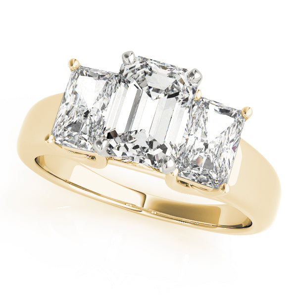 Oval Three-Stone Diamond Engagement Ring · 1.20 ct tw