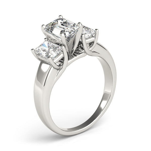 Oval Three-Stone Diamond Engagement Ring · 1.20 ct tw