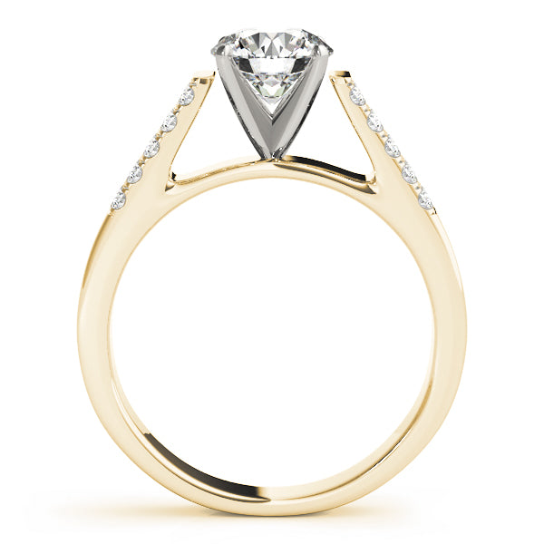 Pave Diamond Engagement Ring · 0.15 ct tw