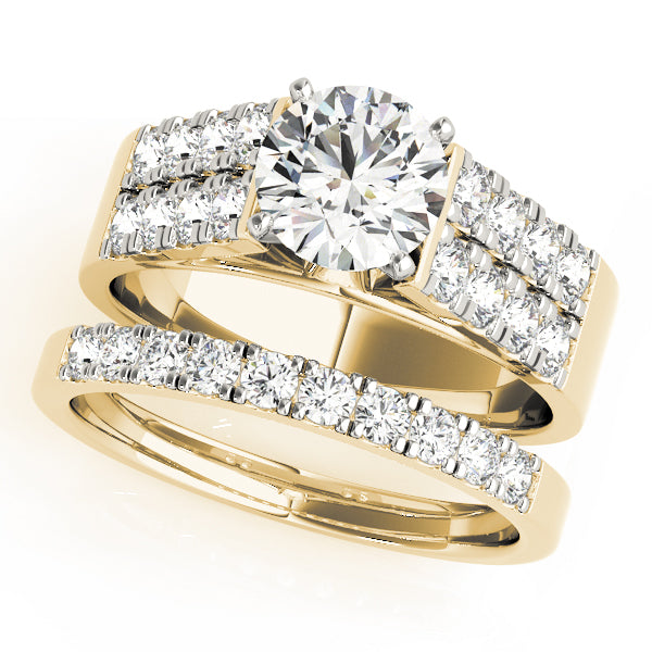 Multi-Row Diamond Engagement Ring · 0.48 ct tw