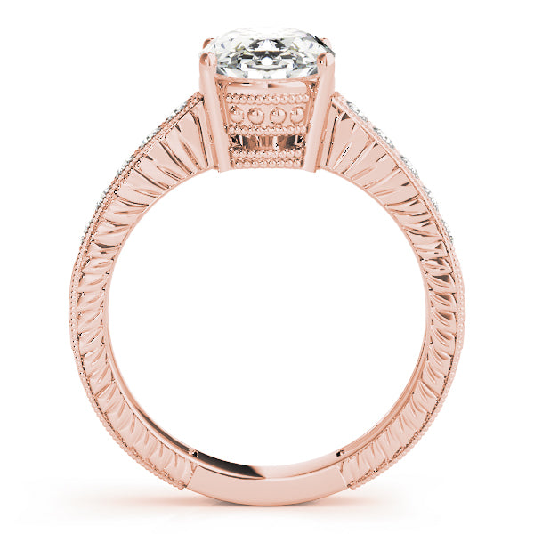 Oval Antique Diamond Engagement Ring · 0.10 ct tw
