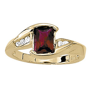 Emerald Gemstone Fashion Ring · 0.09 ct tw