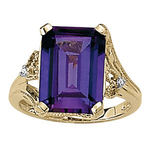 Emerald Gemstone Fashion Ring · 0.02 ct tw